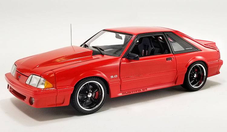 Miniature Gmp FORD MUSTANG 5.0 LX 1989 DETROIT SPEED BLEUE