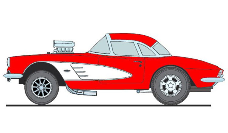 1961 Chevrolet Corvette Gasser