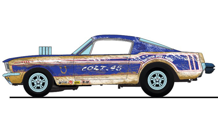 Southern Speed & Marine 1965 Ford Mustang A/FX - Colt 45