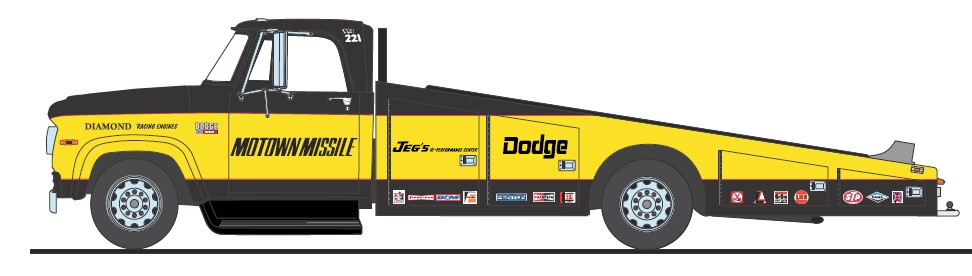 1970 Dodge D-300 Ramp Truck - Motown Missile 