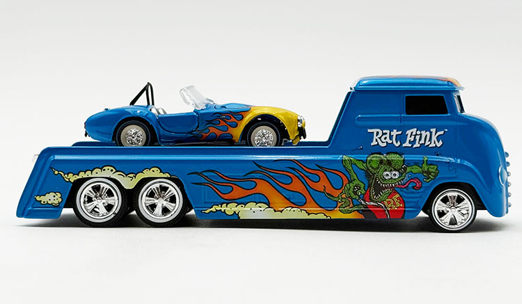 Rat Fink Hauler with Cobra Super Snake