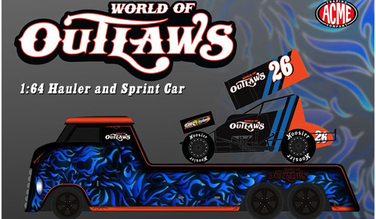 2026 World of Outlaws Custom Hauler and Sprint Car