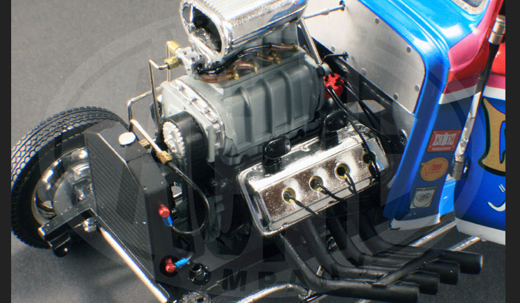 Blown Hemi Gasser Engine w/ Transmission