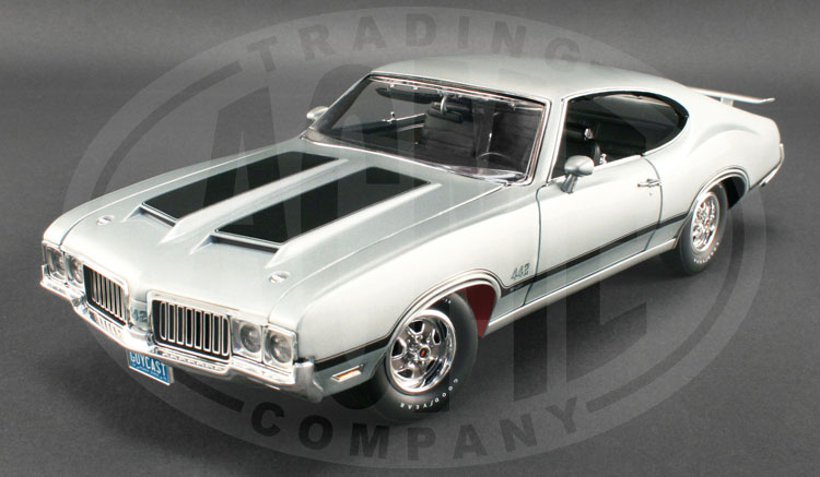 Agc 1970 Oldsmobile 442 W30 Guycast Silver Black