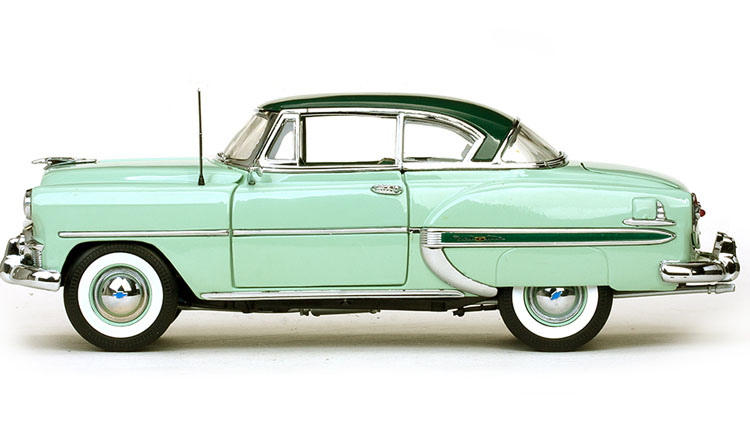 SS-1604 - 1953 Chevrolet Bel Air Hard Top Coupe-Woodland Green/Surf Green